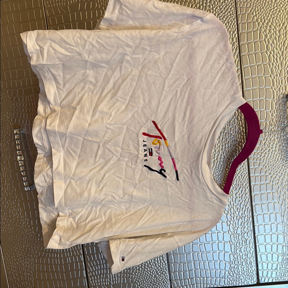 Tommy Hilfiger White Short Sleeve Tee
